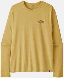 Patagonia Long-Sleeved Capilene Cool Daily - Cloud Crag Shirt Geel - XXL