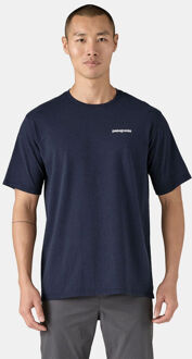Patagonia M'S P6 Logo Responsibilitee T-Shirt Blauw - S