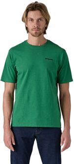 Patagonia M'S P6 Logo Responsibilitee T-Shirt Groen