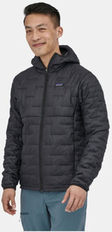 Patagonia Micro Puff Hoody Isolatiejas Zwart - L