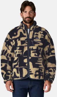 Patagonia Natural Blend Retro Cardigan Vest Blauw - L