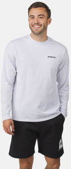 Patagonia P-6 Logo Ls Responsibili-Tee Wit - M