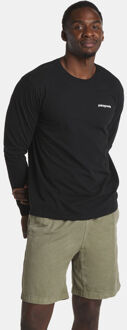 Patagonia P-6 Logo Ls Responsibili-Tee Zwart - XS