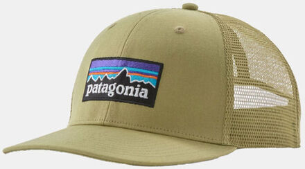 Patagonia P-6 Logo Trucker Hat Groen - One size