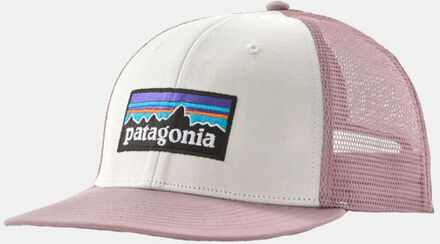 Patagonia P-6 Logo Trucker Hat Wit - One size