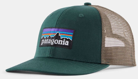 Patagonia P-6 Logo Trucker Pet Groen - One size