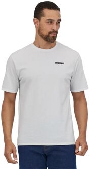 Patagonia P6 Logo Responsibilitee Wit - XL