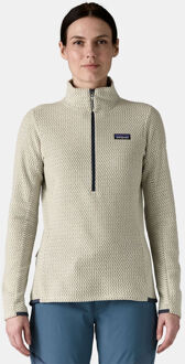 Patagonia R1 Air Zip Neck Fleecetrui Dames Wit - M