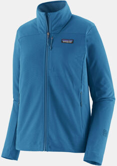 Patagonia R1 Crossstrata Fleecevest Dames Blauw - M