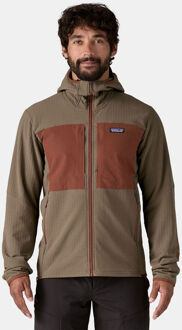 Patagonia R2 Techface Hoody Softshell Bruin - L