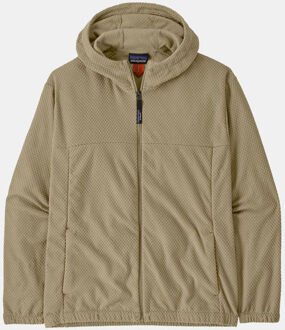 Patagonia Textured Fleece Hoody Fleecevest Groen - M