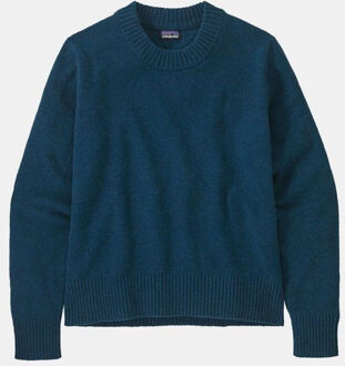 Patagonia W'S Recycled Wool Crewneck Sweater Blauw - XS