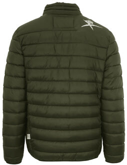 Patch Logo Dun gewatteerd groen jack