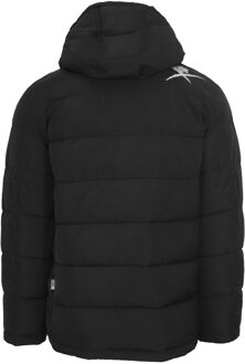 Patch Logo Gevoerde Zwarte Jas - maat XL