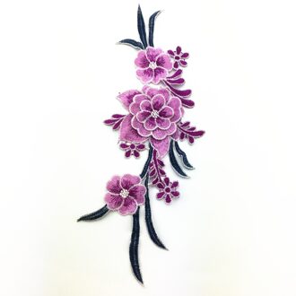 Patchdiy Applique Water Oplosbare Borduurwerk Kostuum Decoratie Dimensionale Kleurrijke Decals Applique Accessoires 3