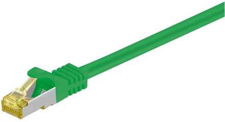 Patchkabel RJ-45 Cat.6a S/FTP (PIMF), met Cat.7 Groen