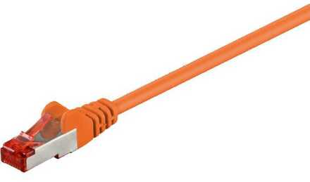 Patchkabel RJ-45 S/FTP met Cat.6 Oranje