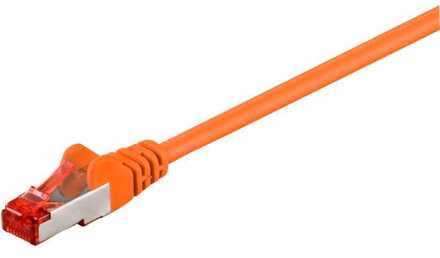 Patchkabel RJ-45 S/FTP met Cat.6 Oranje