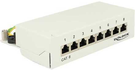 Patchpanel 8P Port Cat.6