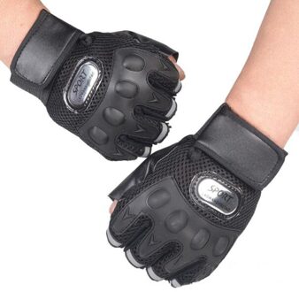Patchwork Training Sport Oefening Guantes Riding Fietsen Motorfiets Gebruik Telefoon Handschoenen Half Vinger Top Selling Rijden Guantes