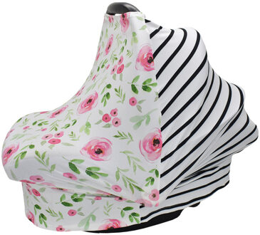 Patchwork Verpleging Cover Voor Borstvoeding Super Zacht Katoen Multi Gebruik Voor Baby Auto Stoelhoezen Canopy Winkelwagen Sjaal 4