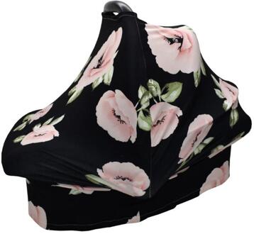 Patchwork Verpleging Cover Voor Borstvoeding Super Zacht Katoen Multi Gebruik Voor Baby Auto Stoelhoezen Canopy Winkelwagen Sjaal 5