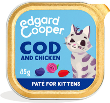 Paté - Kattenvoer - Kabeljauw - Kip - 85 gram