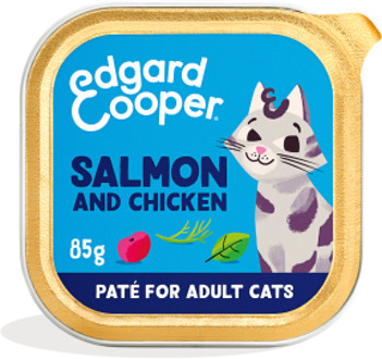 Paté - Kattenvoer - Zalm - Kip - 85 gram