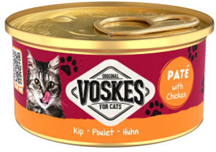 Paté met kip natvoer kat 1 tray (24 x 85 g)