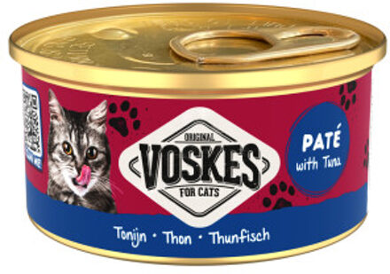 Paté met tonijn natvoer kat 2 trays (48 x 85 g)