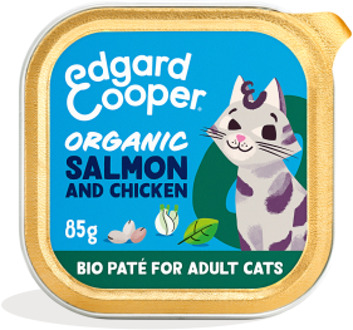 Paté Organisch - Kattenvoer - Zalm - 85 gram