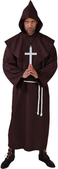 Pater kostuum luxe bruin Bruin - Kastanje