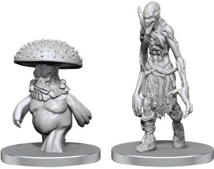Pathfinder Deep Cuts Unpainted Miniatures Myceloid & Grimstalker
