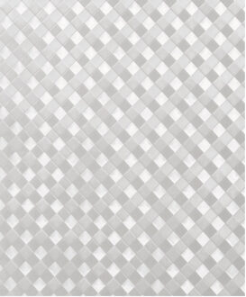 Patifix 3x Stuks raamfolie gevlochten semi transparant 45 cm x 2 meter statisch