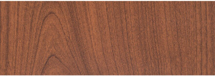 Patifix Plakfolie - 2x - Mahonie hout look - bruin - decoratie - 45 x 200 cm - zelfklevend - meubelfolie