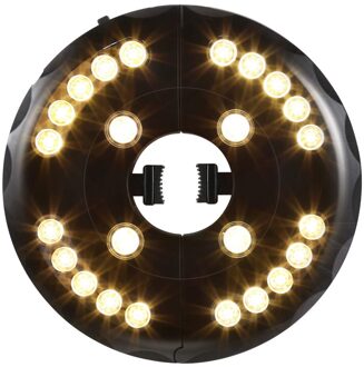 Patio Paraplu Pole Lichten 3 Verlichting Modes Draadloze 24 Led Voor Tuin Backyard Outdoor M56 warm wit