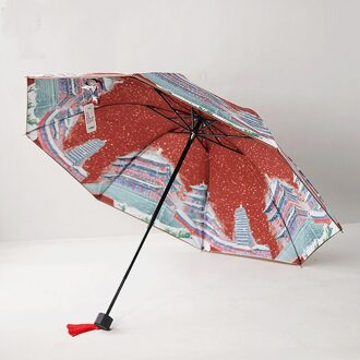 Patio Winddicht Paraplu Opvouwbare Chinese Kids Paraplu Academy Leuke Vintage Ombrelli Da Pioggia Huishoudelijke Producten BL50XS 3-10 bones