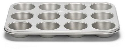 patisse Muffinvorm Silver Top - 12 stuks Zilverkleurig