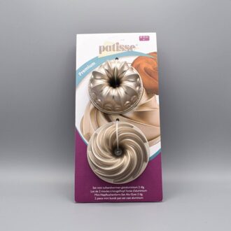 patisse set mini tulbandvormen gietaluminium