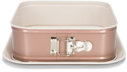patisse springvorm Ceramic 24x24cm roze