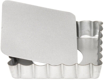 patisse Taartvorm - mini - vierkant - 10 cm - quiche bakvorm