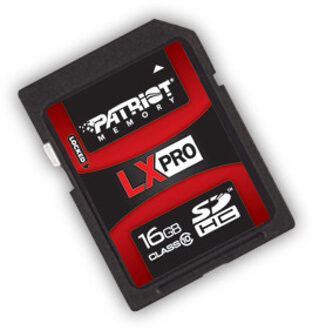 Patriot SD 16GB LXPro C10 SDHC PAT Geheugenkaart