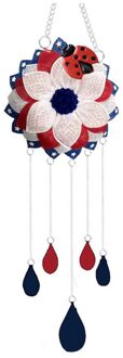 Patriottische Windchime Deur Opknoping Decoratie Kamer Decoratie Tuingereedschap Voor Independence Day