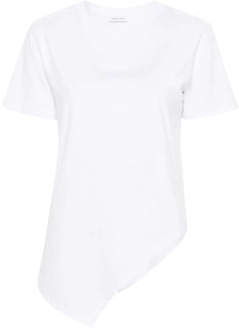 Patrizia Pepe Optisch Wit T-Shirt Patrizia Pepe , White , Dames - L,S,Xs