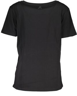 Patrizia Pepe Rhinestone Versierde T-shirt Zwart - XS