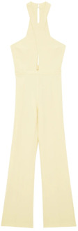 Patrizia Pepe Stijlvolle Crossover Suit voor Avondgelegenheden Patrizia Pepe , Yellow , Dames - S,Xs,2Xs
