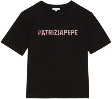 Patrizia Pepe T-Shirts Patrizia Pepe , Black , Dames - M,S