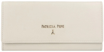 Patrizia Pepe Witte Portemonnee voor Vrouwen Patrizia Pepe , White , Dames - ONE Size
