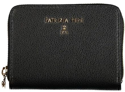 Patrizia Pepe Zipper rond portefeuille Pa29033 Zwart - One Size