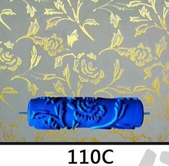 Patronen Wanddecoratie Verf 7 "Rubberen Roller Borstel Hoofd Zonder Behang Home Kamer Schilderen Machine Schilderen Gereedschap Muur 110C